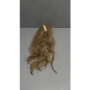 Claw Clip Ponytail Extension 18" Clip in Wavy Ponytail Hair Extensions Long Pony Tails for Women Extensions Ash Blonde Mix Light Bleach Blonde Wave Hairpiece