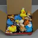 28 Packs Valentines Day Gifts for Kids Girls Boys with Valentines Stuffed Animal Keychain Valentine Cards for Kids Classroom Exchange Gifts Mini Animal Plush Toys Valentines Party Favor School Prizes