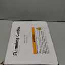 Homemory 12Pcs Flameless Candles with Star String Fairy Lights, Flickering Battery Operated Candles, LED Fake Candles with Remote and Timer, Christmas, Weddings, Home Decor, White (12pcs, D2.2"x H5"6"7")