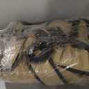 PLUSINNO Fishing Backpack with Rod Holders Tackle Box, 42L Large Water-resistant Fish Tackle Bag Store Fishing Gear (Khaki)