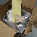 7 x 7 x 4 Inches Paper Charcuterie Boxes with Clear Lids, 25 Pack Large Clear Cake Boxes for 4-6 Inch Cake, Disposable Bakery Boxes Food Containers for Cupcakes,Pie,Cookies, Cocoa Bomb White