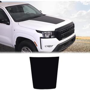 Aunginsy Car Front Hood Panel Decal Sticker Compatible with Nissan Frontier 2022-2025 Front Hood Engine Panel Precut Vinyl Decal Black Graphic Film Trim Modelling Decorative PVC Exterior Accessories