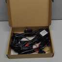 LED Lights Bar Remote Control Wiring Harness Kit 4 Leads DC12V On-Off Switch Power Relay Blade Fuse 14AWG Core Cable Wiring Harness Kit fit for LED Driving Lights Bar Work Auxiliary Lights