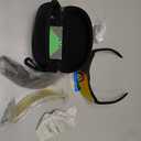 ROCKBROS Polarized Sports Sunglasses for Men Baseball Cycling Sunglasses UV400 Protection for Women Men (Black)