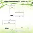 VIVIKEN Adjustable Planter Box Bracket, Flower Box Holder Brackets for Deck Railing, Window Box Hanging Brackets for Patio Garden Fence Pergola Balcony Supporting Heavy Planters-4 Pack