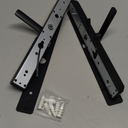 Sliding Door Smart Lock, Sliding Glass Door Lock with Fingerprint, JNZCH Smart Mortise Lock with App Control, IC Card, Keys, Anti-Peep Touchscreen, Perfect for Patio, Home (Black)