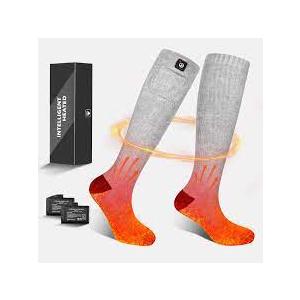 Heated Socks for Men Women, 10000mAh Rechargeable Heated Socks, APP Control Electric Socks for Hunting, Home, Riding, Hiking, Outdoor Work L
