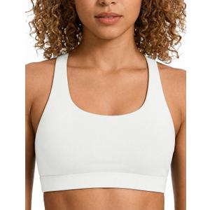 Buauty Mid Impact Sports Bras for Women with Removable Padded, Medium Support Racerback Bra Strappy Yoga Bras for Fitness (XL)