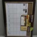 U Brands Cork Bulletin Board, 24'' x 36'', Black Wood Frame (35" x 23")