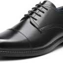 Bruno Marc Men's Dress Oxford Shoes Classic Lace Up Formal Cap Toe Shoes Size 11 Black