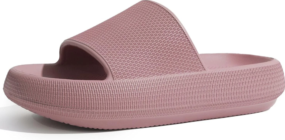 Cloud Slides for Women Pillow Shower Shoes Recovery, 7, Blush 