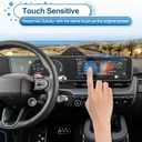 2025 2026 Ioniq 5 Screen Protector for Hyundai Ioniq 5 (SE Standard Range/SE/SEL/Limited/XRT) Dual 12.3-inch Displays, 9H Tempered Glass 2025 Ioniq 5 N Accessories Anti-Scratch&HD Transparent