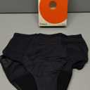 THINX Period Underwear, Hi-Waist Comfort-Stretch Panties, Absorbent Menstrual Underwear Holds Up to 12 Tampons* All-Day (XL, Black)