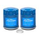 Forccord 2-PACK Engine Oil Filter Compatible with Honda Accord, Civic, CR-V, Element, Fit, HR-V, Odyssey, Passport, Pilot, Ridgeline, 2008-2023 OE# 15400-PLM-A02 94109-14000 Replacement Accessories