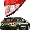Passenger Side Tail Light Assembly Compatible with 2016 2017 2018 Honda HRV, Right Taillight, Rear Outer Taillamp Replacement 33502T7SA01 HO2805109