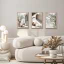 3pcs Framed Mediterranean canvas Wall Art Olive Tree Pottery 16x24In
Neutral Botanical Mediterranean Painting, Framed Picture Wall Decor for Living Room Bedroom Office