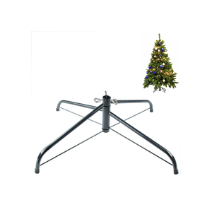 MNKXL 24 Inch Christmas Tree Stand for 4 to 10ft Christmas Trees, fits 1.3 inch Pole, Folding Christmas Tree Stand
