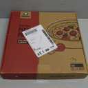 Chef Pomodoro Chicago Deep Dish Pizza Pan 12 Inch, Hard Anodized Aluminum Pizza Pan for Oven, Pre-Seasoned Bakeware Kitchenware, Non-Stick Round Pizza Pans (12-Inch)