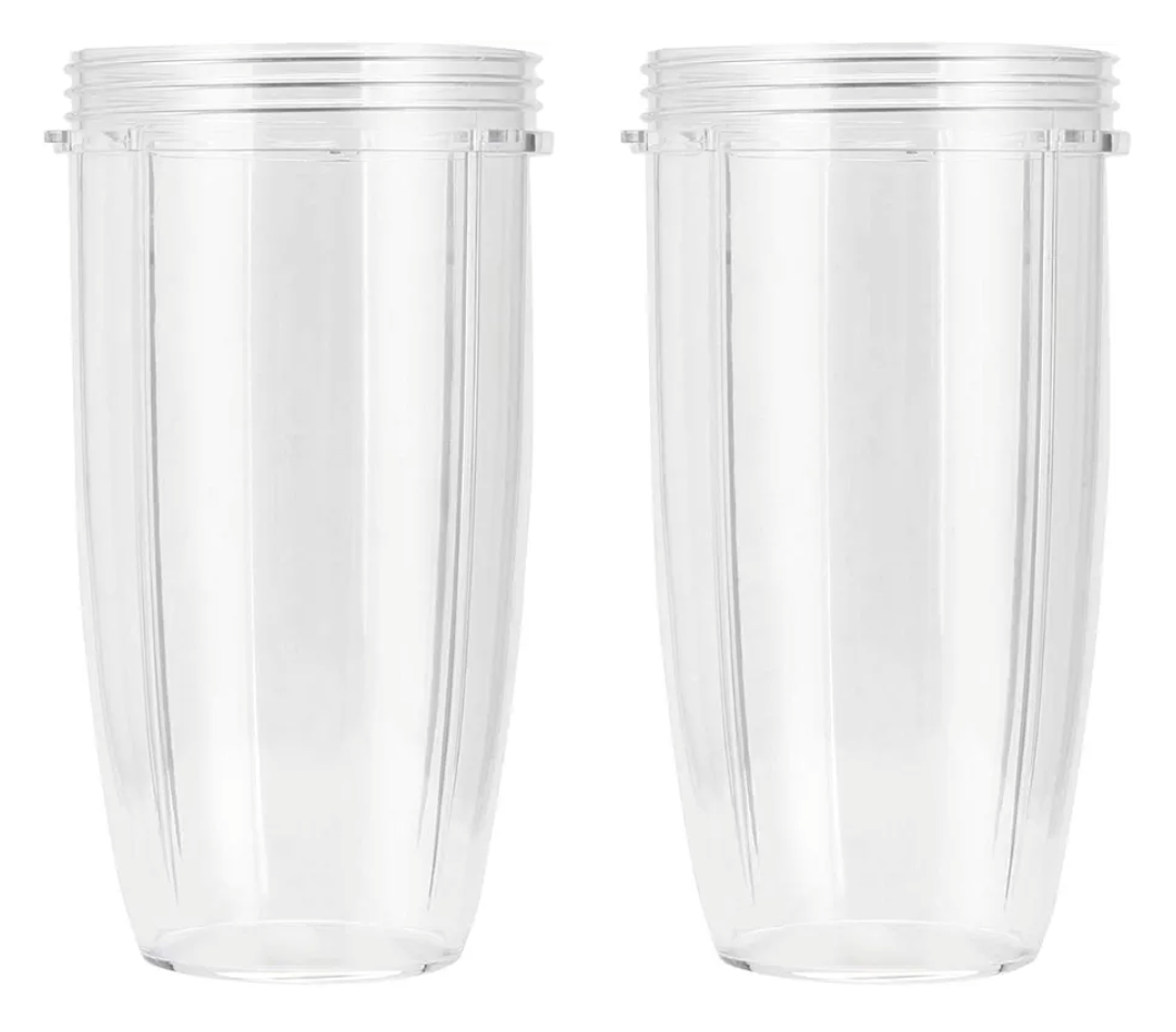 Replacement Cup for Nutribullet Replacement Parts 32oz for Nutri Bullet 600W and 900W, Pack of 2