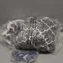 Sealy Wearable Heated Throw Blanket, Flannel & Sherpa Electric Throw Shawl Poncho with Hoodie & Pocket, 6 Heating Levels & 2-10 Hours Auto Shut Off, Machine Washable, 50x60 Inch, Grey