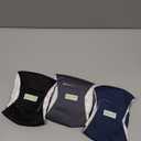 Wegreeco Washable Male Dog Belly Band (Stylish Pattern)- Pack of 3 - Washable Male Dog Belly Wrap, Dog Diapers Male (Black, Charcoal, Navy, X-Small)