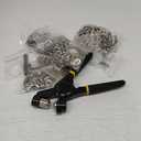 BEAMNOVA Grommet Tool Kit 5.5mm 8mm 10mm Multi-Size Hand Press Eyelet Pliers Kit with 900 Grommet Supplies & Hollow Hole Punch Tool Black Handheld Eyelet Setter for Tarp Leather Canvas