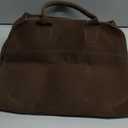 Soft Suede Large Tote Bags for Women Fashion Vintage Top Handle Handbag Fashion Shoulder Hobo Bag with Cherry Pendant (Coffee)