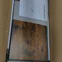 Over-The-Toilet Storage Rack, 4-Tier Bathroom Organizer Shelf Over Toilet with Adjustable Shelf and Basket, Freestanding Space Saver Bathroom Shelves Above Toilet for Room (Vintage Brown)