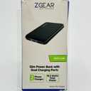 ZGear 5000 mAh Slim Dual Charging Port Power Bank - Black