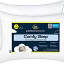 Serta Perfect Sleeper Comfy Sleep Eco-Friendly Bed Pillow, 2 Pack, Queen Size