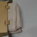 MIULEE Taupe Linen Curtains 108 Inches Long for Bedroom Living Room, Soft Thick Linen Textured Window Drapes Semi Sheer Light Filtering Rod Pocket Back Tab Burlap Look Farmhouse Decor, 2 Panels