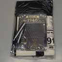 YeohJoy 80th Birthday Gifts for Women Canvas Tote Bag Travel Gear, Unique 80 Years Old Gifts for Wife Mom Sister Aunt Friends Her, Vintage N80 Handbag & Cosmetic Bag & Back in 1946 Poster