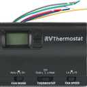 Upgrade RV Digital Thermostat 83303862 Replacement for Heat/Cool T-Stat Wall Thermostat Compatible with Coleman 83303362 Thermostat (Black)