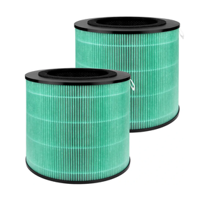 2 Pack 08W 09W Air Filter Replacement Compatible with 08W 09W Air Purifier, 4-in-1 High-Efficiency HEPA Air Filter- Pet Dander Version,Green.