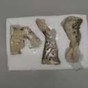 DN DECONATION Easter Decorations Bunny Figurines Set of 3 - Rabbit Statues Farmhouse Spring Home Decor, Light Brown Resin Easter Tabletop Rustic Decor for Shelf, Mantel, Coffee Table (Beige With White)