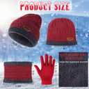 Liitrsh 24/48 Pcs Toddle Hat Scarf Glove Earmuffs for 2-8 Years Boy Girl, Winter Beanie Caps Gloves Mittens Earflaps (Multicolor)