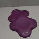 Gaiam Yoga Knee Pads (Set of 2) - Yoga Props and Accessories for Women/Men Cushions Knees and Elbows for Fitness, Travel, Meditation, Kneeling, Balance, Floor, Pilates (Purple)