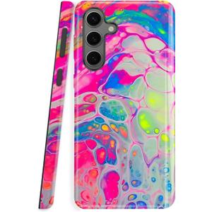 TGABORFU Dual Guard Case for Samsung Galaxy A16 5G, Heavy Duty Dual-Layer Shockproof Protective Phone Case,Colorful Bubbles