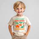 Dinos Toddler Boys Shirt, Ask me About My Dinosaurs Rawr Roar Baby Boys Toddler Girls Tee, 2-6T (Loves)