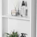 No Tile Needed Shower Niche - 304 Stainless Steel Recessed Bathroom Shelf, 2-Tier Waterproof Organizer (White, 24 Inches X 12 Inches, 2)