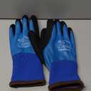 Waterproof Winter Work Gloves for Men and Women, Touchscreen, Freezer Gloves, Thermal Insulated, for Cold Weather (Large, Blue)