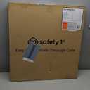 Safety 1st Easy Install Walk Thru Baby Gate for Doorway With Door, Dog Gates, Fits 29"-38", Easy Install 28" Tall, White