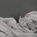 3 Inch White Goose Feather Mattress Topper,Full Feather Bed Topper,Mattress Cover with Straps,Ultra Soft Pillowtop,100% Organic Cotton Fabric(54x75)