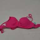 Aqua Eve Women Underwire Bikini Top Only - 2025 Push Up Swim Top Padded Bra Swimsuit (X-Small, Hot Pink)