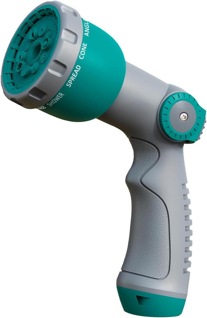 Garden Hose Nozzle, Thumb Control Water Hose Nozzle, Hose Sprayer Nozzle with 10 Adjustable Patterns, Spray Nozzles for Garden Hose, Hose Sprayer for Plants, Lawn, Garden, Car, Pet