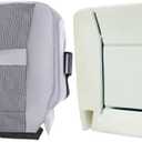 GXARTS Driver Side Bottom Cloth Seat Cover and Bottom Foam Cushion Compatible with Dodge Ram 1500 2500 3500 4500 5500 2006 2007 2008 2009 2010