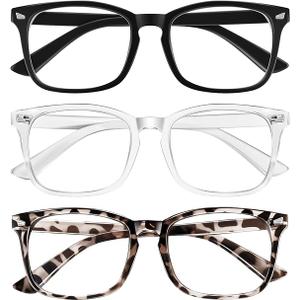 Blue Light Glasses, Anti-UV Gaming Glasses for Women, Men, Anti Eyestrain, Anti Reflection, Computer Rest Glasses for PC, Phone, Tablet, TV, Video Games, BW4, One Size, BW4