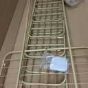 JSWHYBD Gold Shoe Rack Tower, Narrow Metal Organizer for Small Spaces, 8-tier