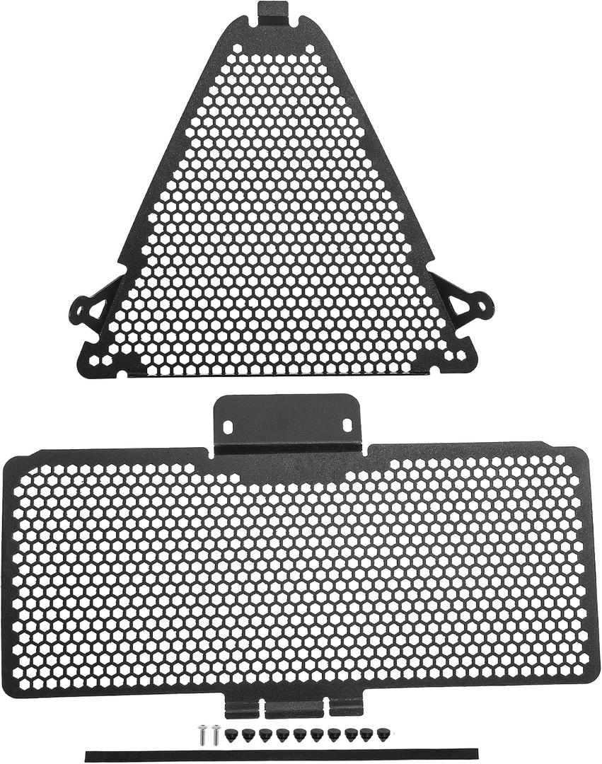 Motorcycle Radiator Grille for Ducati Streetfighter V2 2022-2024 Aluminum Alloy Motorcycle Radiator Guard Cover Screw Gasket Rubber Stopper 1 Set