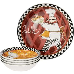 Certified International Corp Certified International Chefs on the Go Pasta Set, Multicolored, 5 Piece